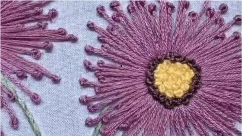 菊花绣视频,跟随视频领略传统刺绣艺术之美